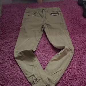 American Eagle Outfitters Stretch Khaki Pants - Olive